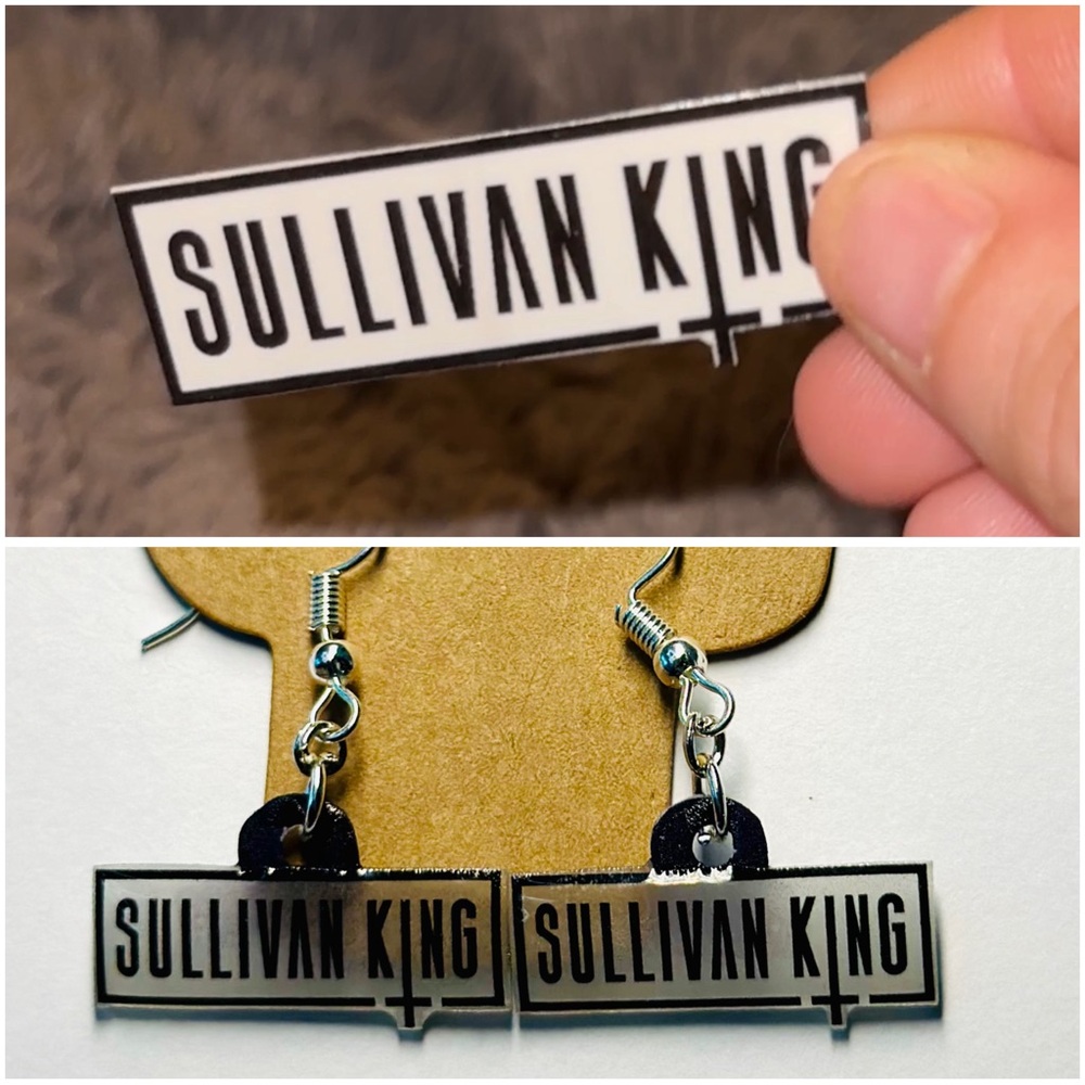 Sullivan king earring & sticker bundle